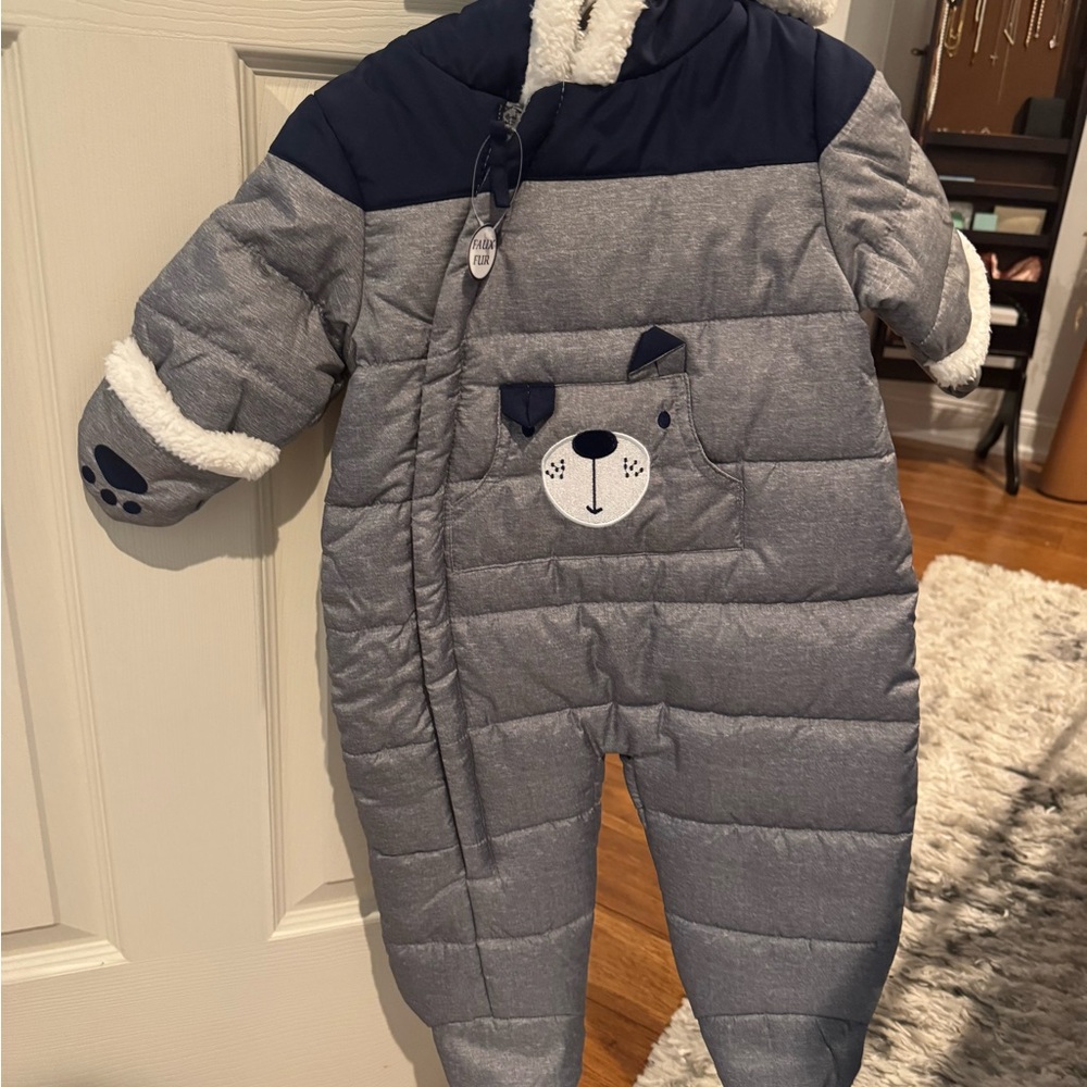 Rothschild Gray and Cream Snowsuit